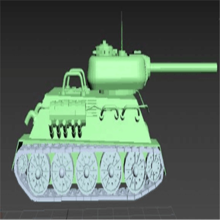 龙文充气军用坦克模型